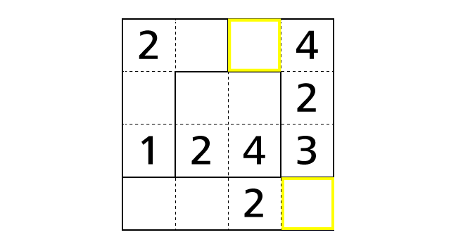 数字ブロックのルールと解き方 手順6-1